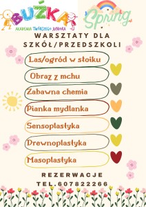 warsztaty dla szkółprzedszkoli